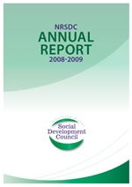 Nrsdc Annual Report 2008-2009 front cover