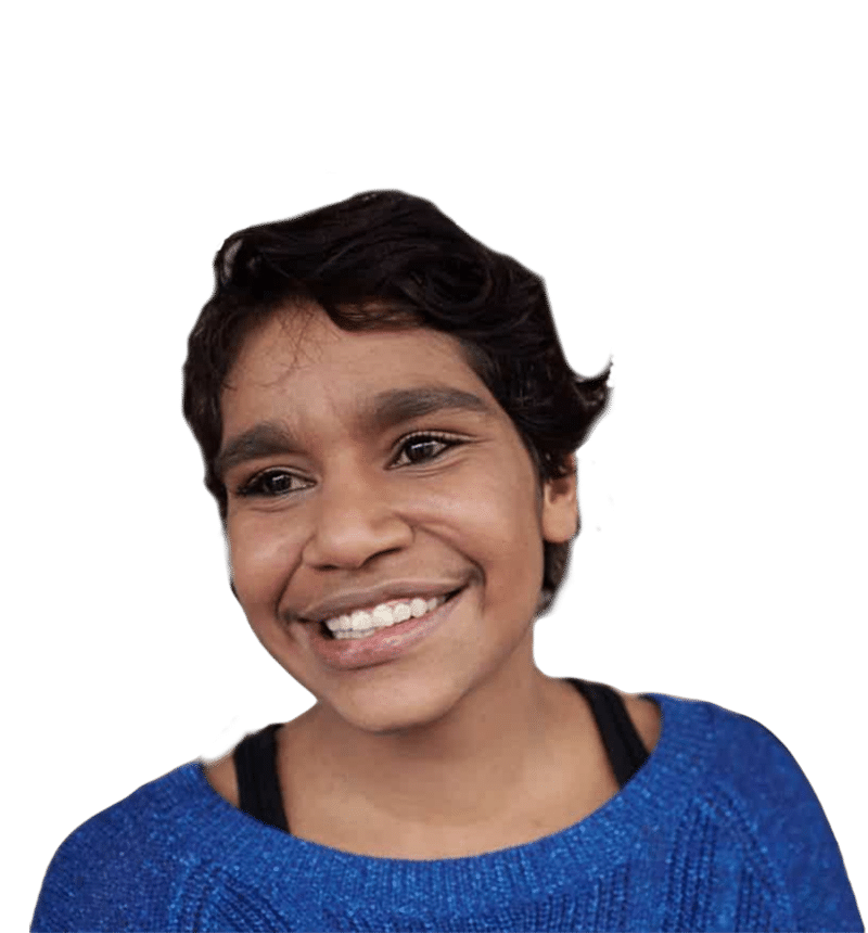 Young Aboriginal Woman Smiling3