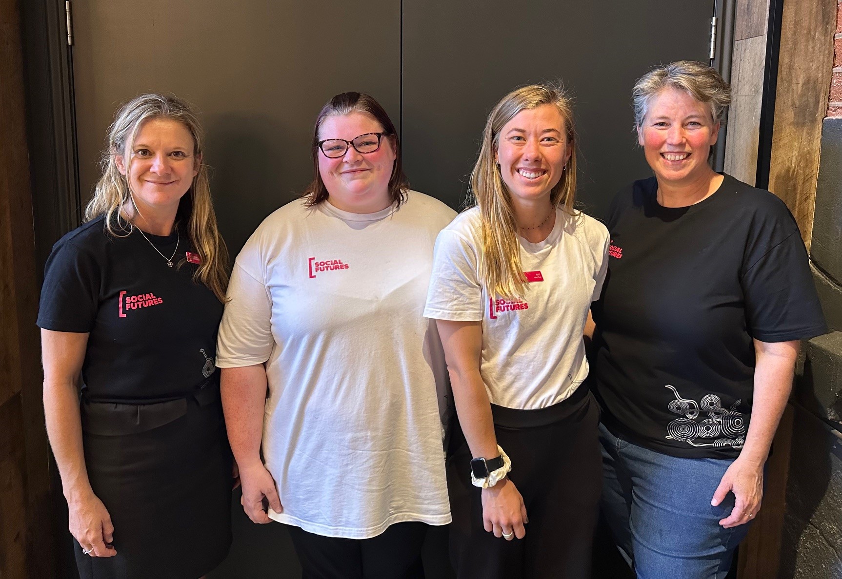 Cassie Primmer, Sam Morrison Program Worker Broken Hill Clubhouse, Ally Wood Program Worker Broken Hill Clubhouse And Clare Lewis