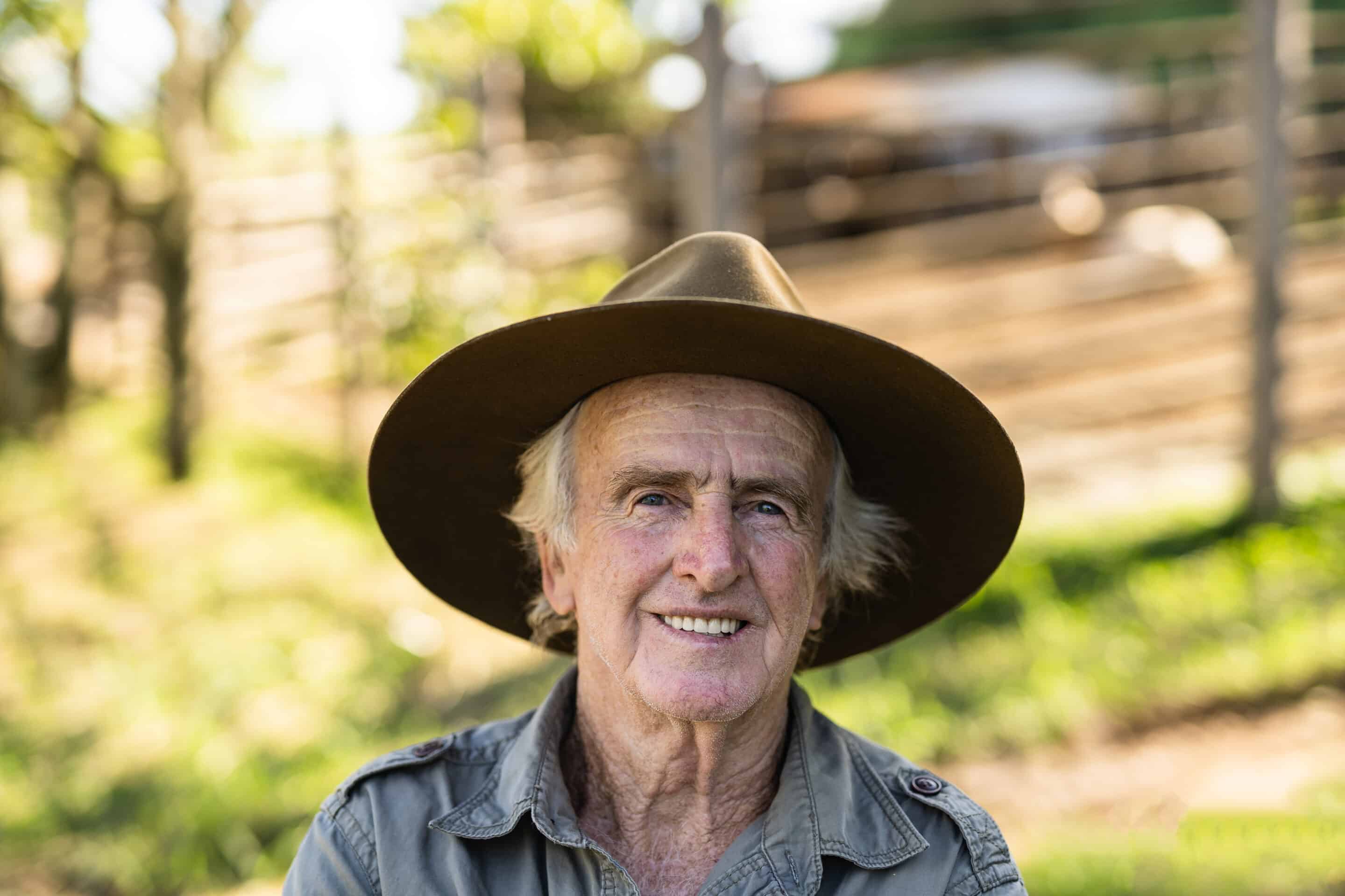 Portrait Of An Elderly Farmer for Care Finder Service: Seniors in the Community