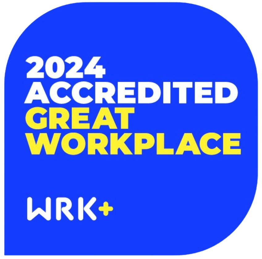 Accredited great workplace badge