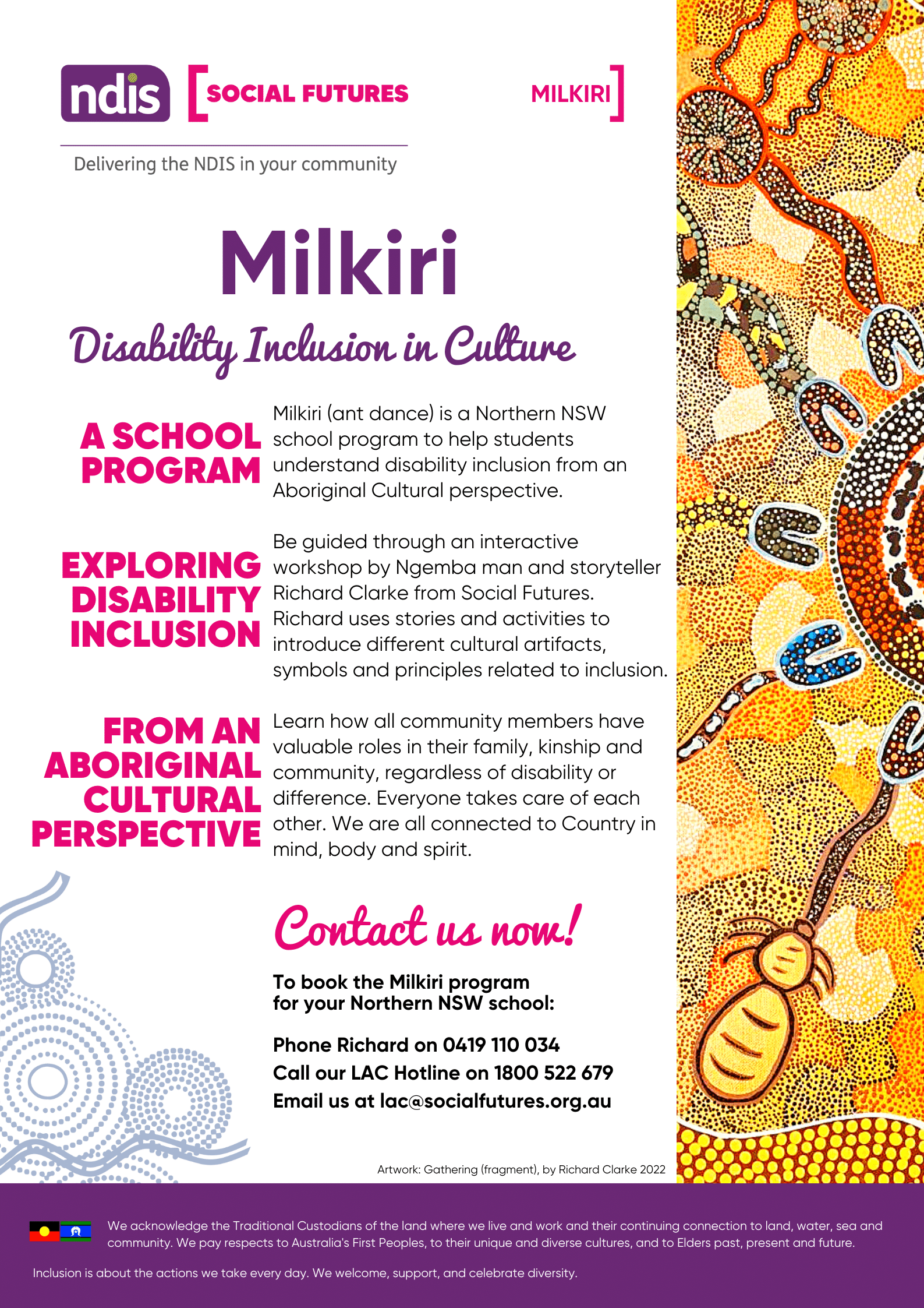 Milkiri Inclusion In Culture Flyer Image