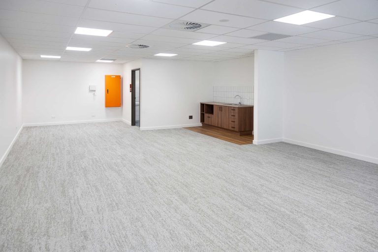 Tenancy 11, interior of office space with sink
