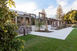 Café Terrace and entrance (Wordsworth St), Byron CoLab on Arakwal Country