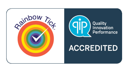 Rainbow Tick Accredited 