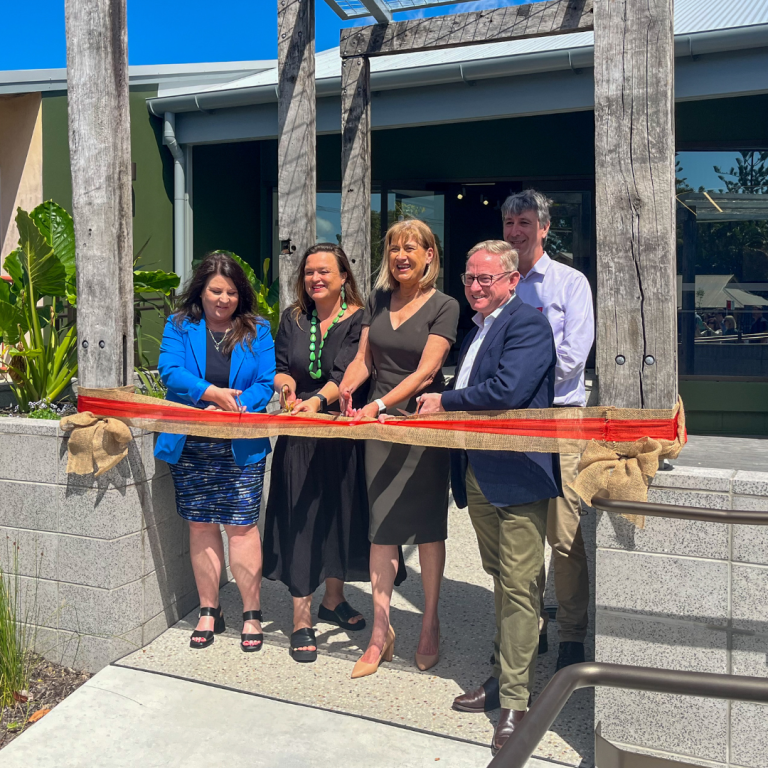 Byron CoLab on Arakwal Country Launch - ribbon cutting
