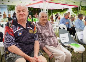 Aunty Julia and Tony Paden, local Aboriginal elders at headspace Ballina