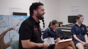 The Indie Project peer mentor Jay at Elanora High School