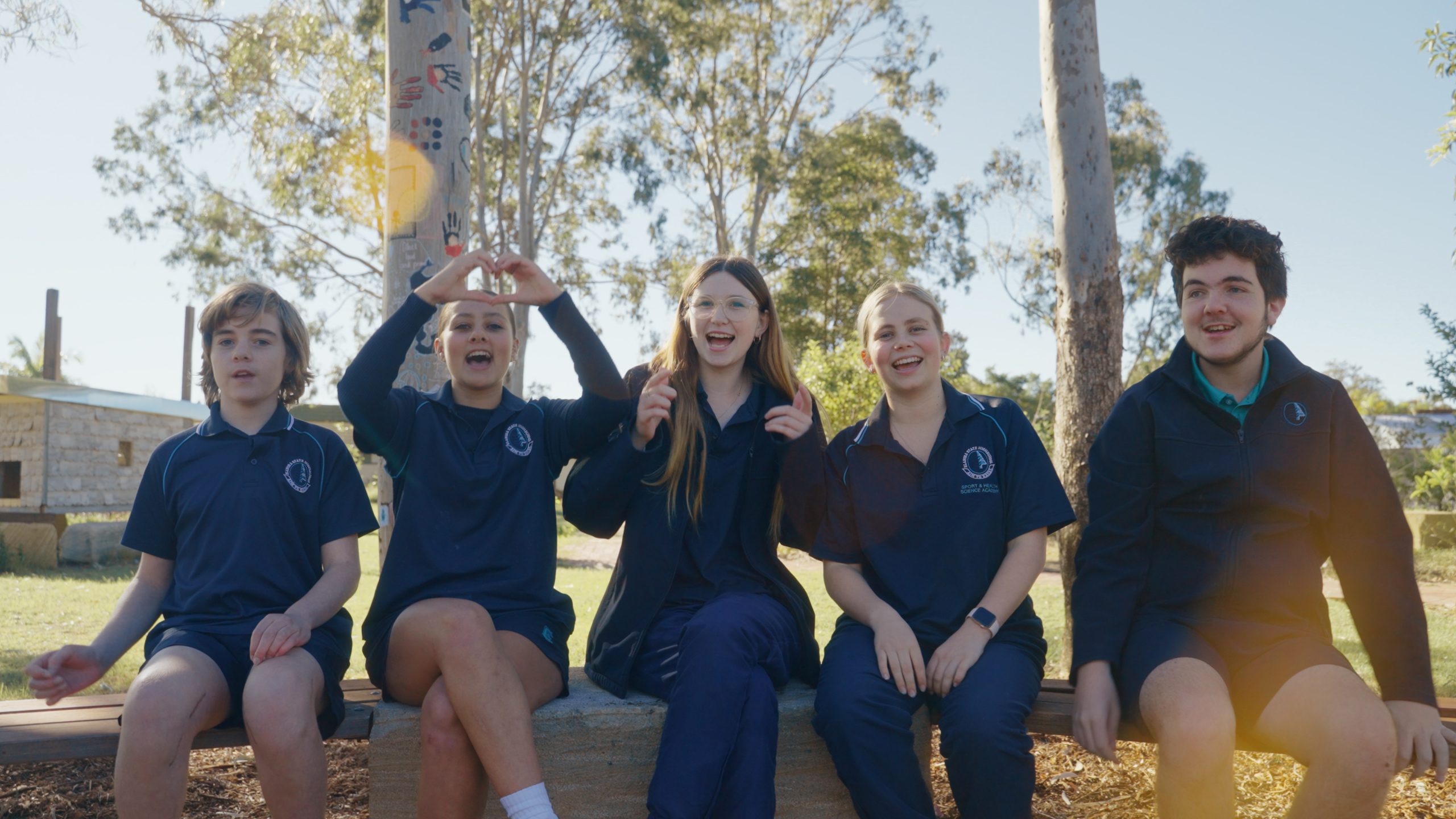 Elanora State High School students