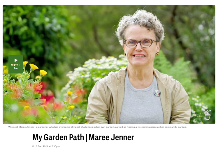 My Garden Path: Maree Jenner - Maree in her garden